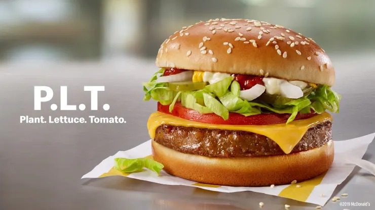mcdonald's plant based burger